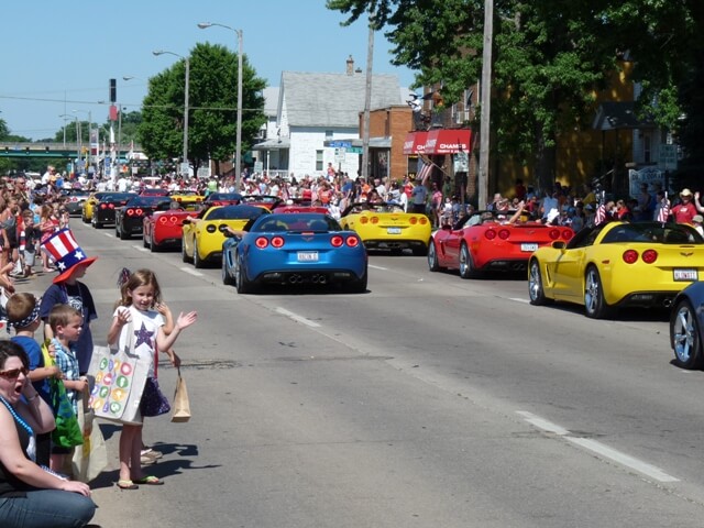 A Fourth of July parade.